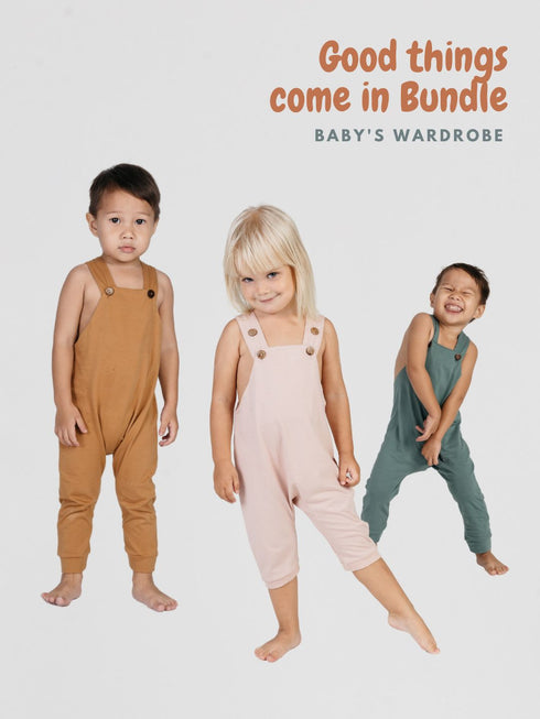 Bundle - 3 rompers (choose any colors)
