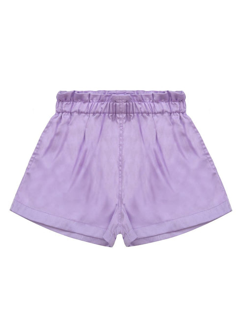 Girls organic shorts in Violet
