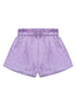 Girls organic shorts in Violet