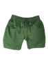 Boys organic shorts in Grass Green
