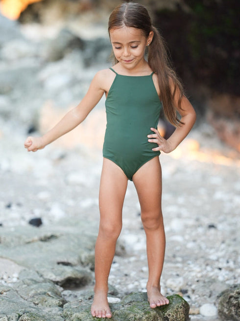 One-piece swimsuit in Emerald