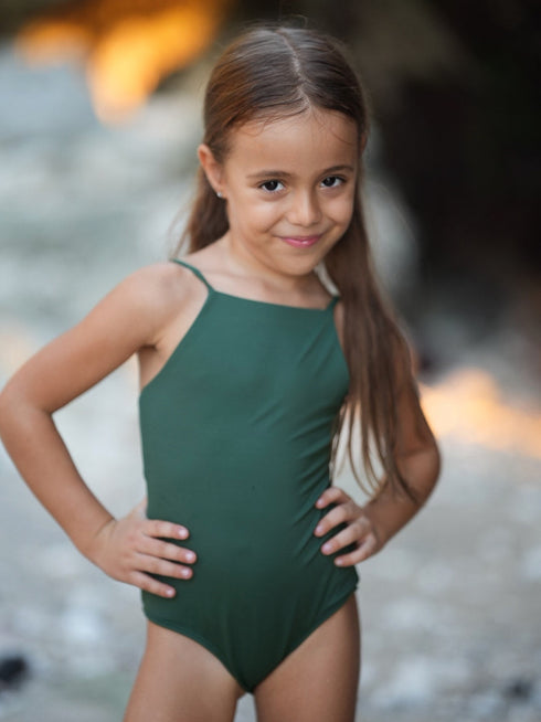 One-piece swimsuit in Emerald