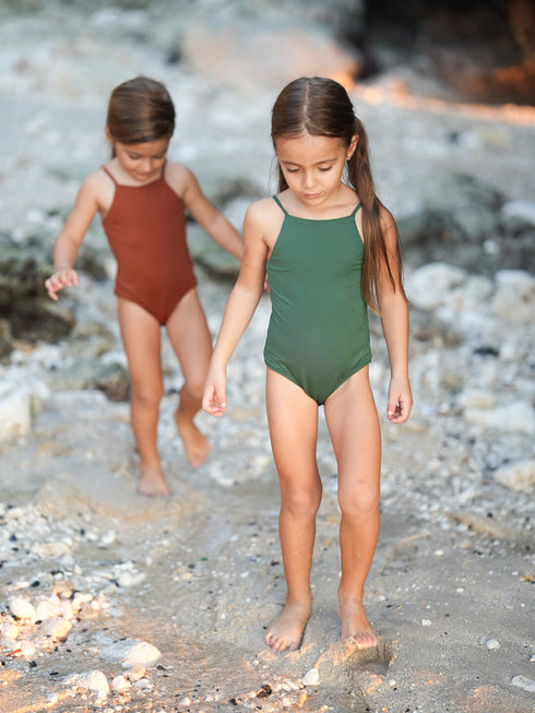 One-piece swimsuit in Emerald