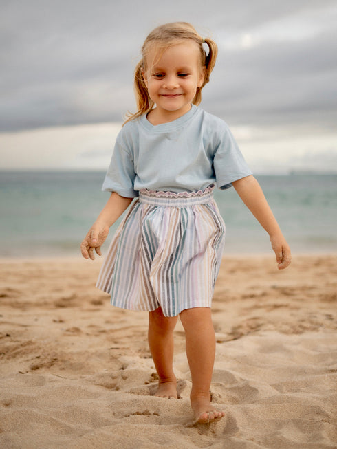 Cotton t-shirt in Blue