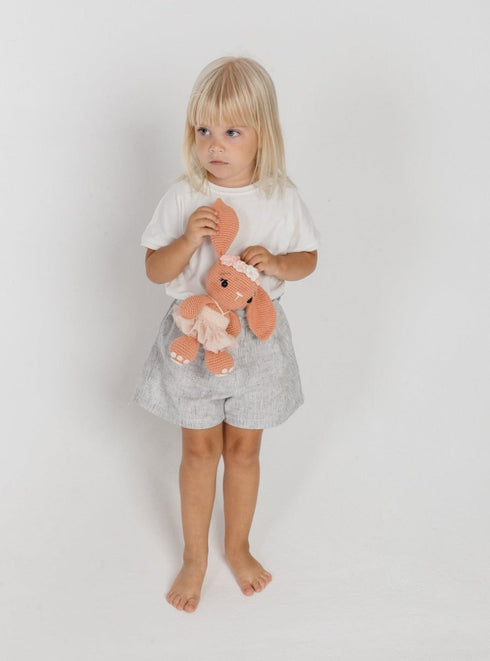 Girls hemp shorts in Gray