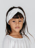 Hemp twisted headband in White