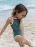One-piece swimsuit in Green